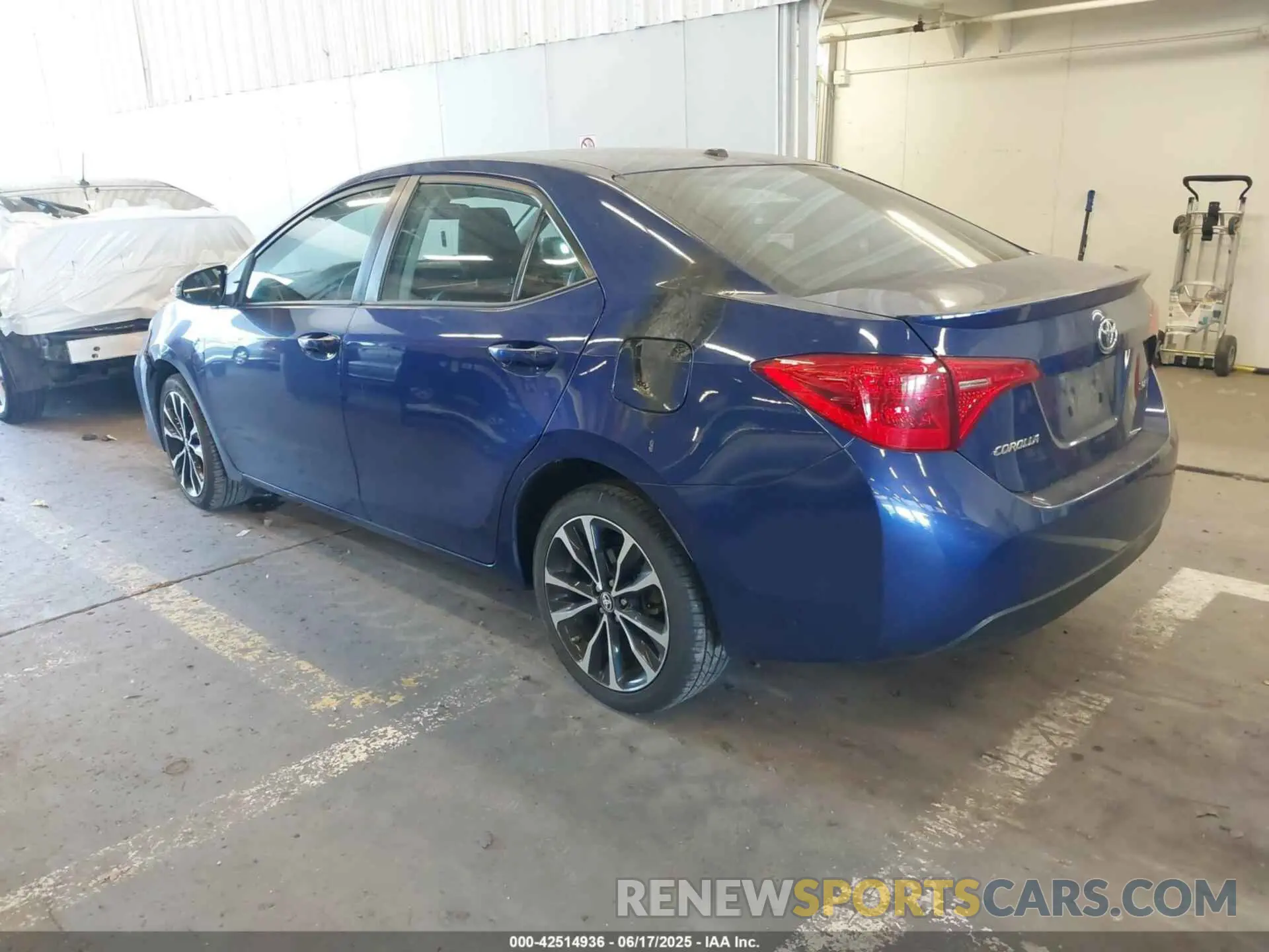 3 fotografías del automóvil dañado 2T1BURHE5KC167786 TOYOTA COROLLA 2019