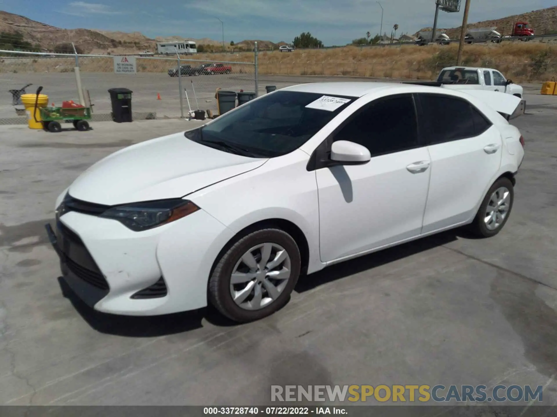 2 fotografías del automóvil dañado 2T1BURHE5KC168288 TOYOTA COROLLA 2019