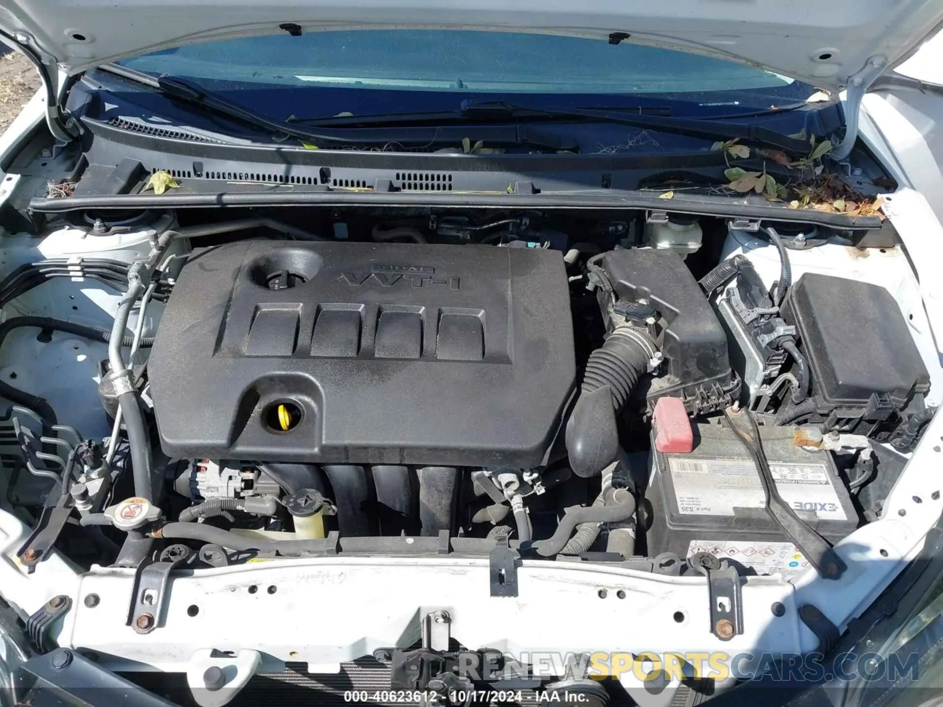 10 fotografías del automóvil dañado 2T1BURHE5KC170266 TOYOTA COROLLA 2019