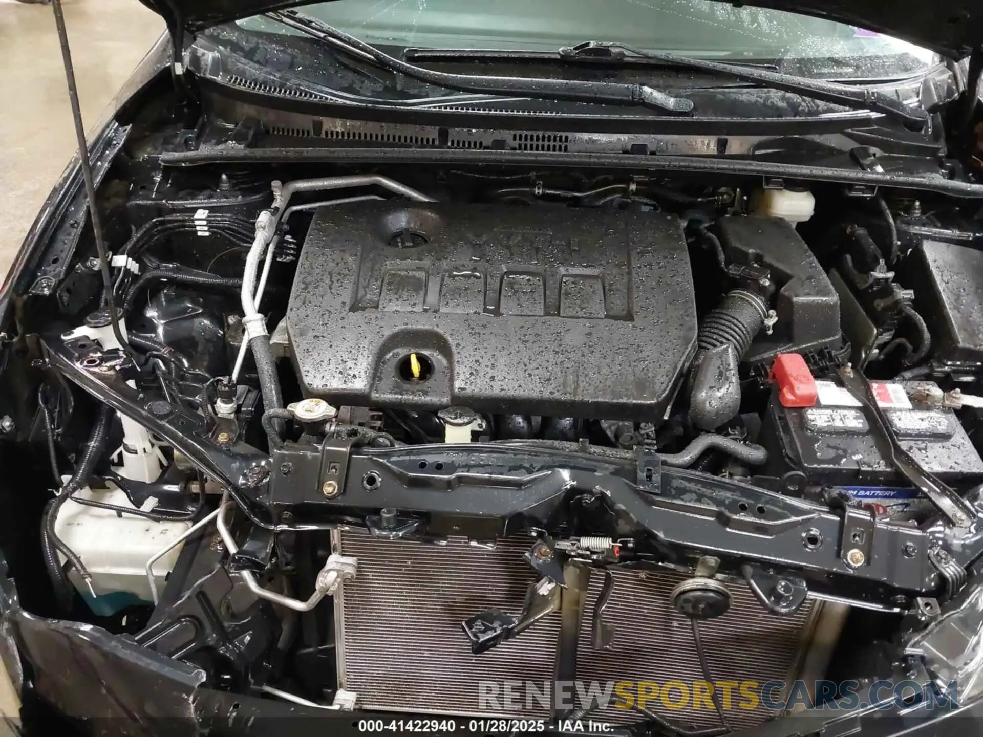 10 fotografías del automóvil dañado 2T1BURHE5KC170378 TOYOTA COROLLA 2019