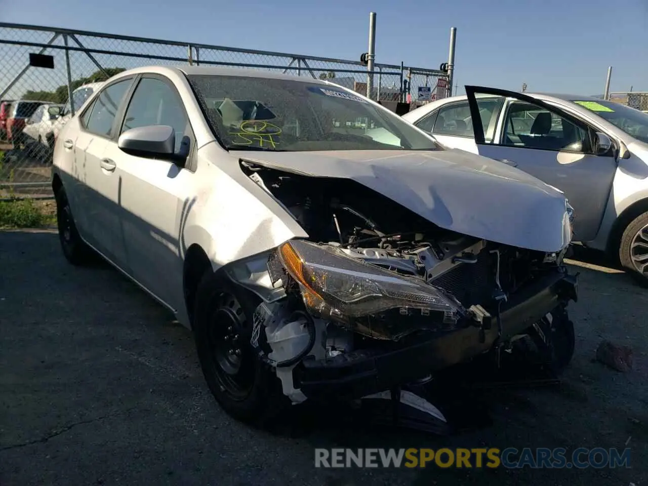1 fotografías del automóvil dañado 2T1BURHE5KC178805 TOYOTA COROLLA 2019