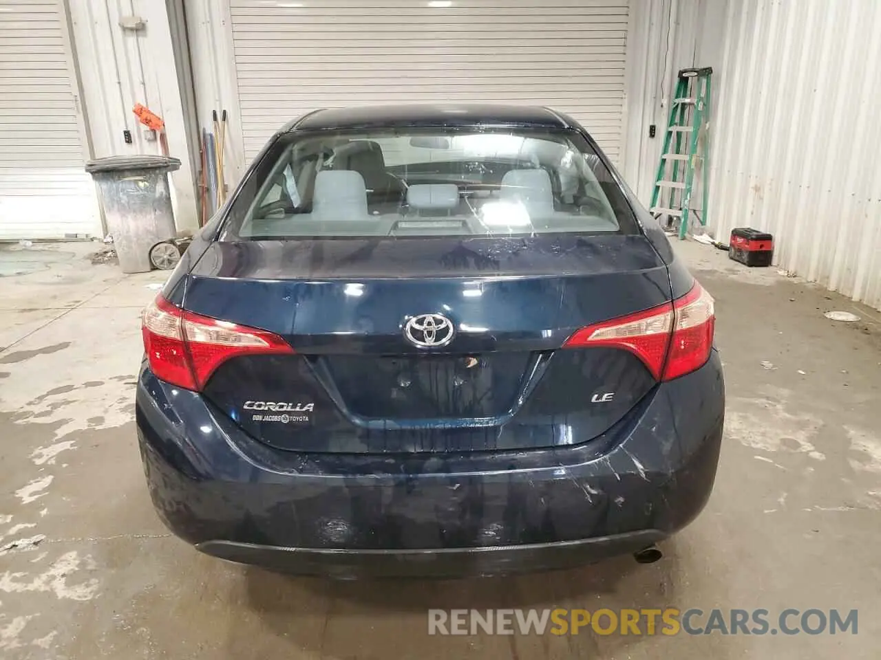 6 fotografías del automóvil dañado 2T1BURHE5KC186984 TOYOTA COROLLA 2019