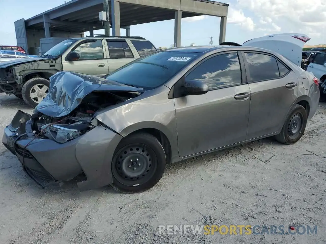 1 fotografías del automóvil dañado 2T1BURHE5KC187987 TOYOTA COROLLA 2019
