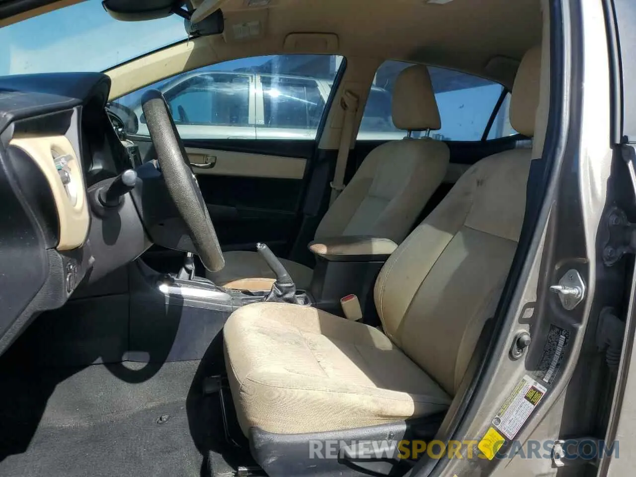 7 fotografías del automóvil dañado 2T1BURHE5KC187987 TOYOTA COROLLA 2019