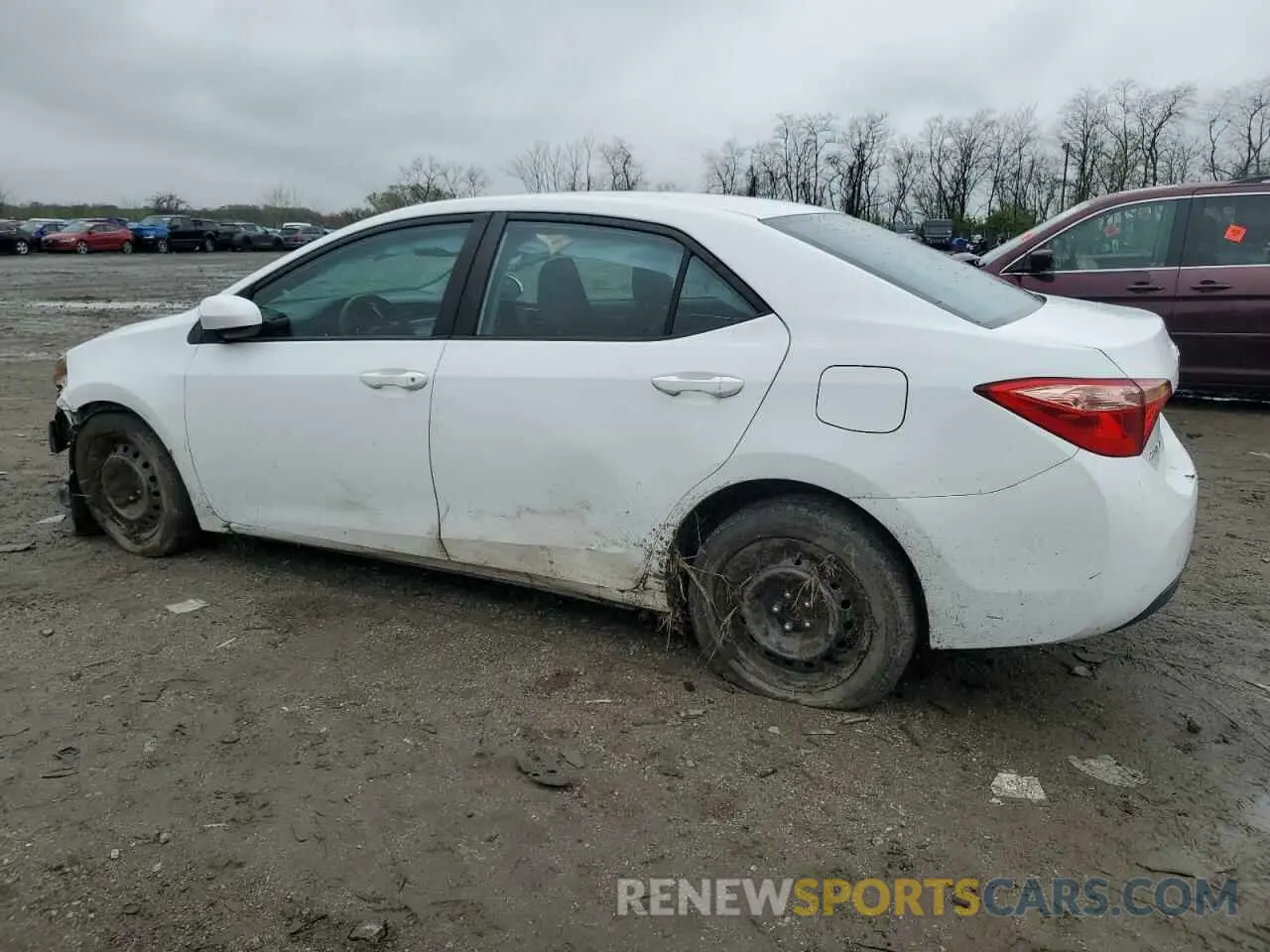 2 fotografías del automóvil dañado 2T1BURHE5KC192820 TOYOTA COROLLA 2019