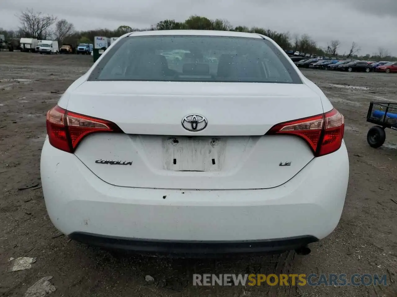 6 fotografías del automóvil dañado 2T1BURHE5KC192820 TOYOTA COROLLA 2019
