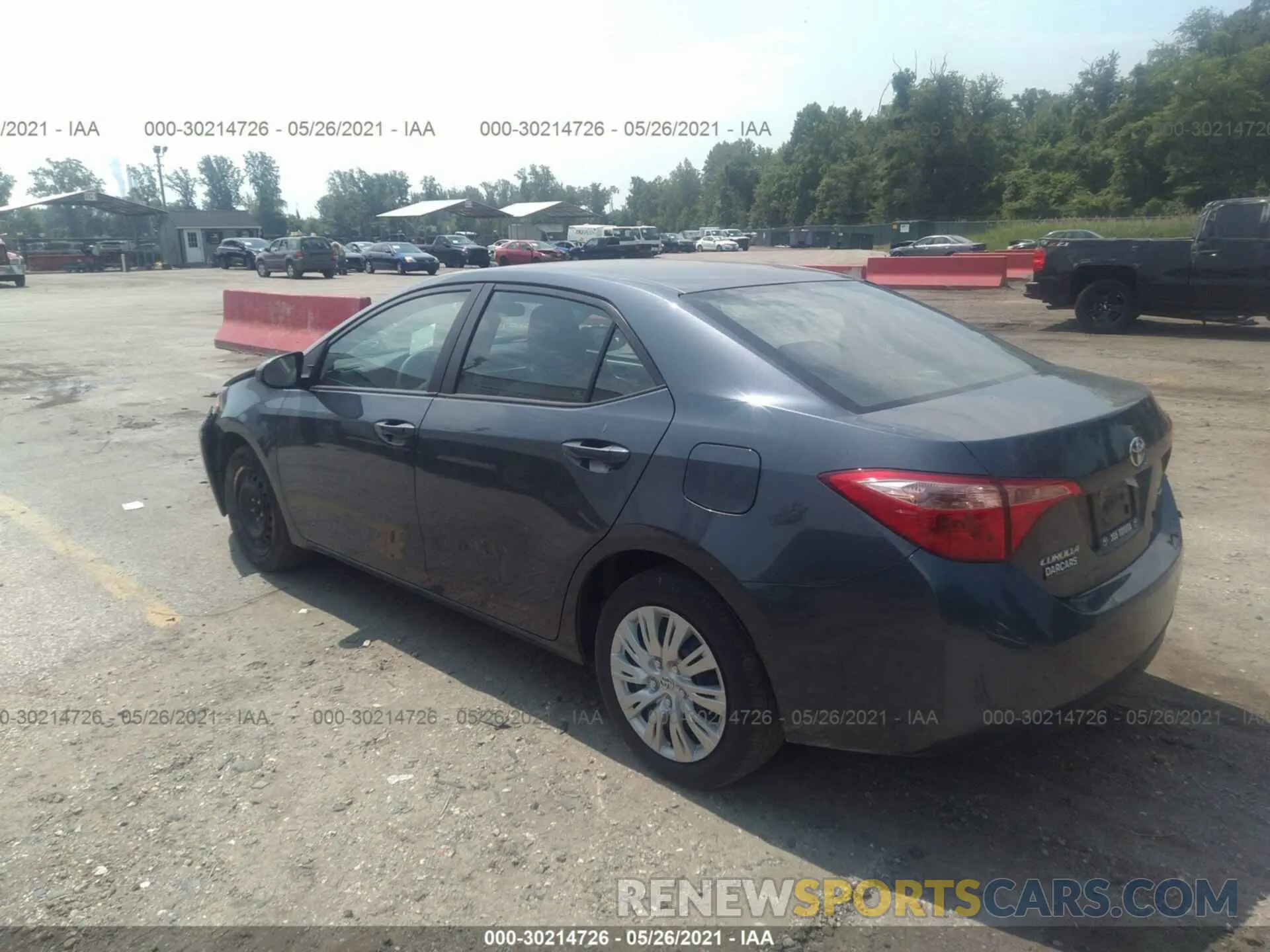 3 fotografías del automóvil dañado 2T1BURHE5KC200219 TOYOTA COROLLA 2019