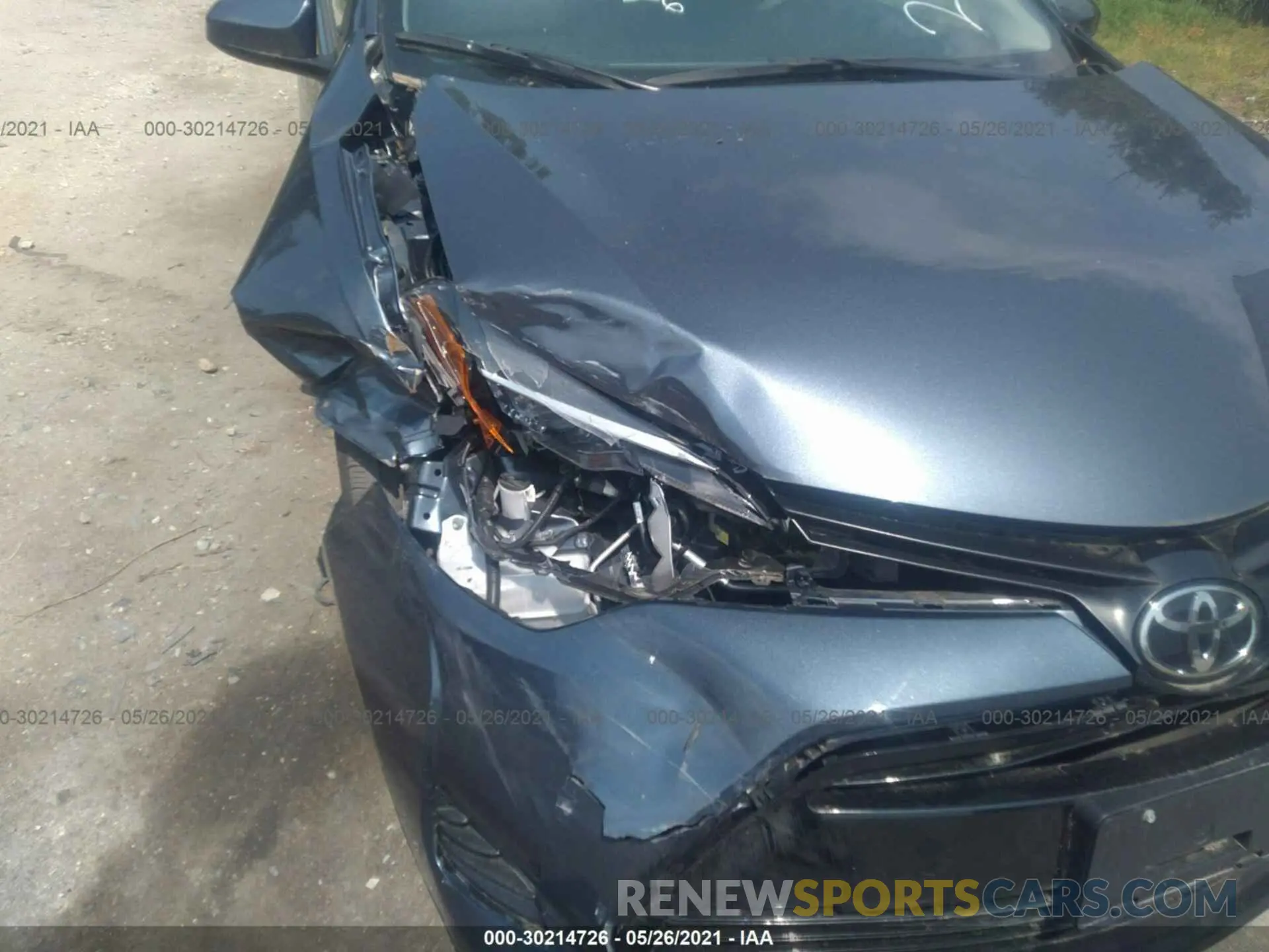 6 fotografías del automóvil dañado 2T1BURHE5KC200219 TOYOTA COROLLA 2019