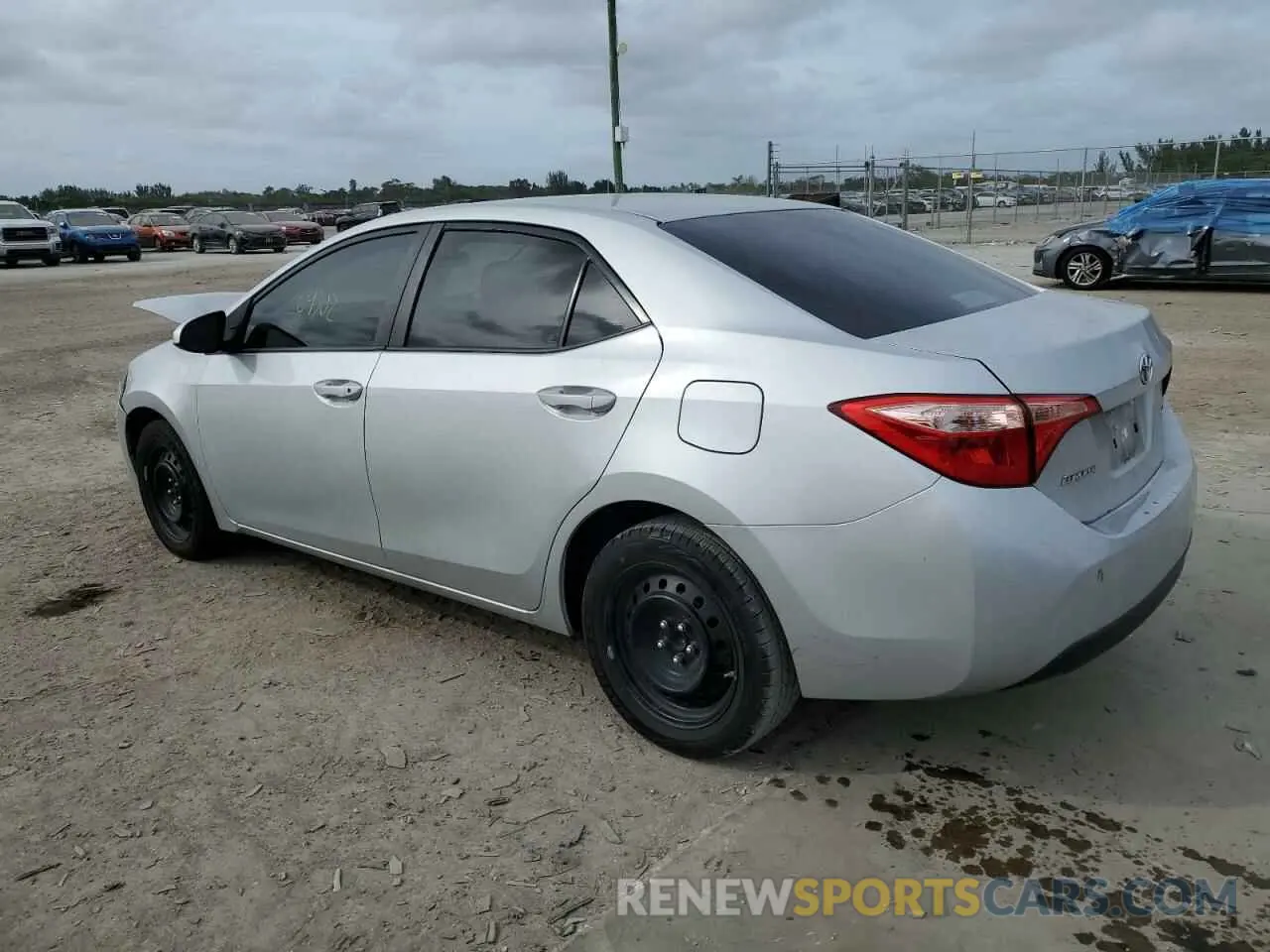 2 fotografías del automóvil dañado 2T1BURHE5KC203413 TOYOTA COROLLA 2019