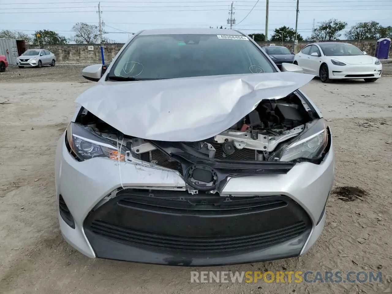 5 fotografías del automóvil dañado 2T1BURHE5KC203413 TOYOTA COROLLA 2019