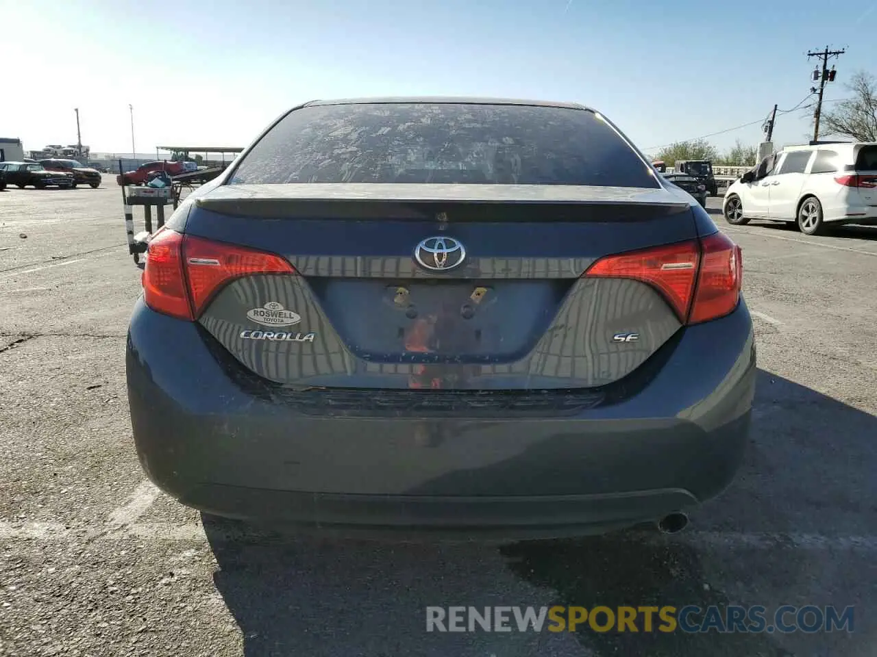 6 fotografías del automóvil dañado 2T1BURHE5KC219322 TOYOTA COROLLA 2019