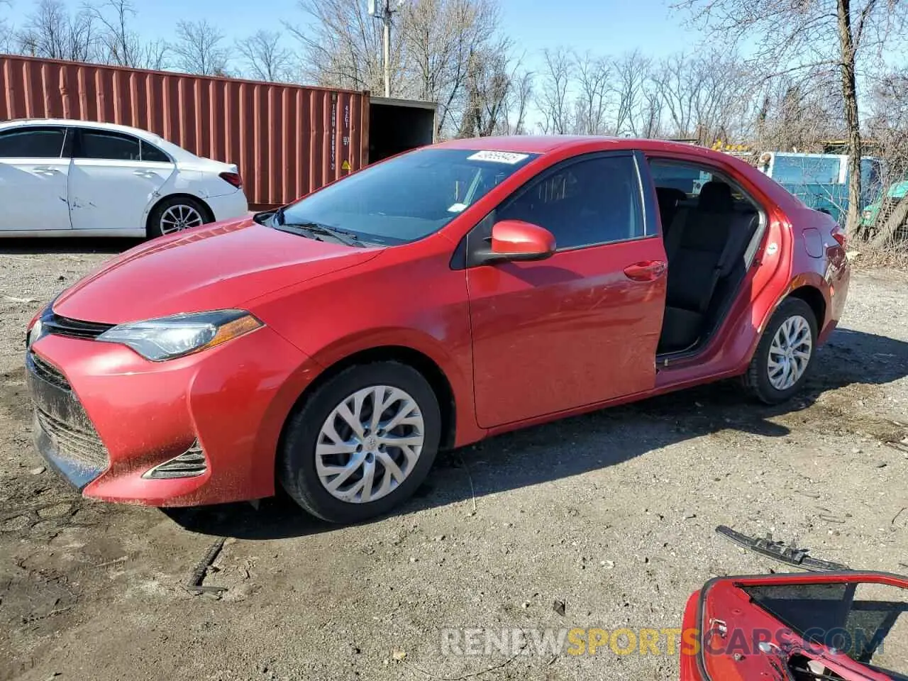1 fotografías del automóvil dañado 2T1BURHE5KC224357 TOYOTA COROLLA 2019
