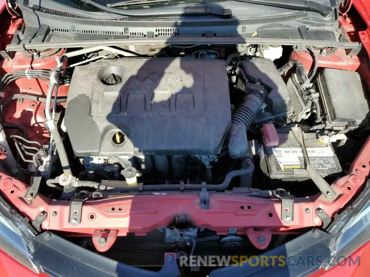 11 fotografías del automóvil dañado 2T1BURHE5KC224357 TOYOTA COROLLA 2019