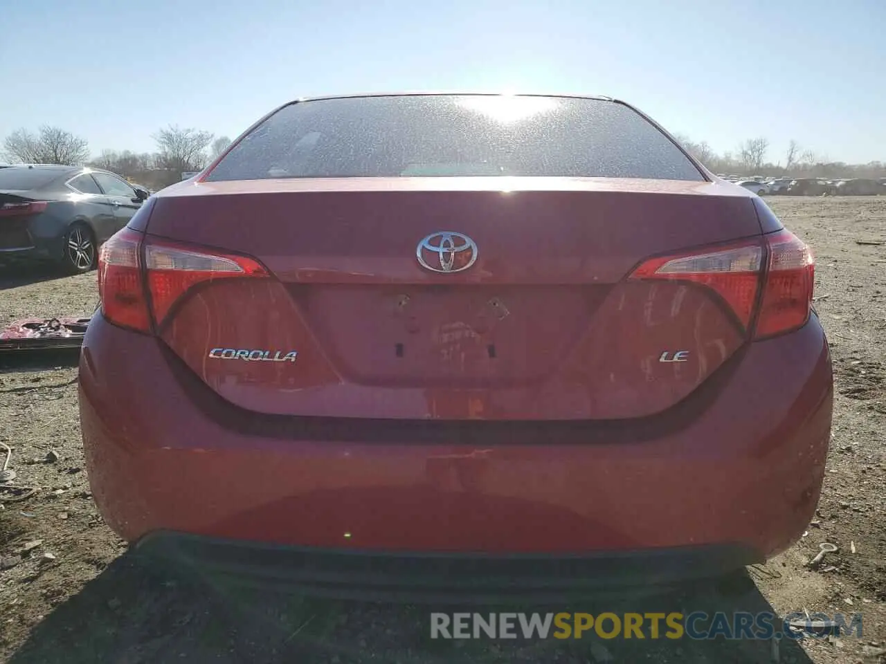 6 fotografías del automóvil dañado 2T1BURHE5KC224357 TOYOTA COROLLA 2019