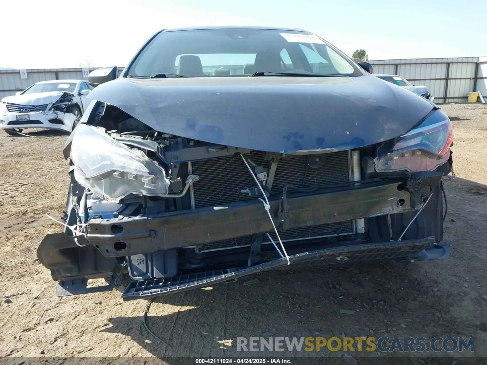 6 fotografías del automóvil dañado 2T1BURHE5KC226237 TOYOTA COROLLA 2019