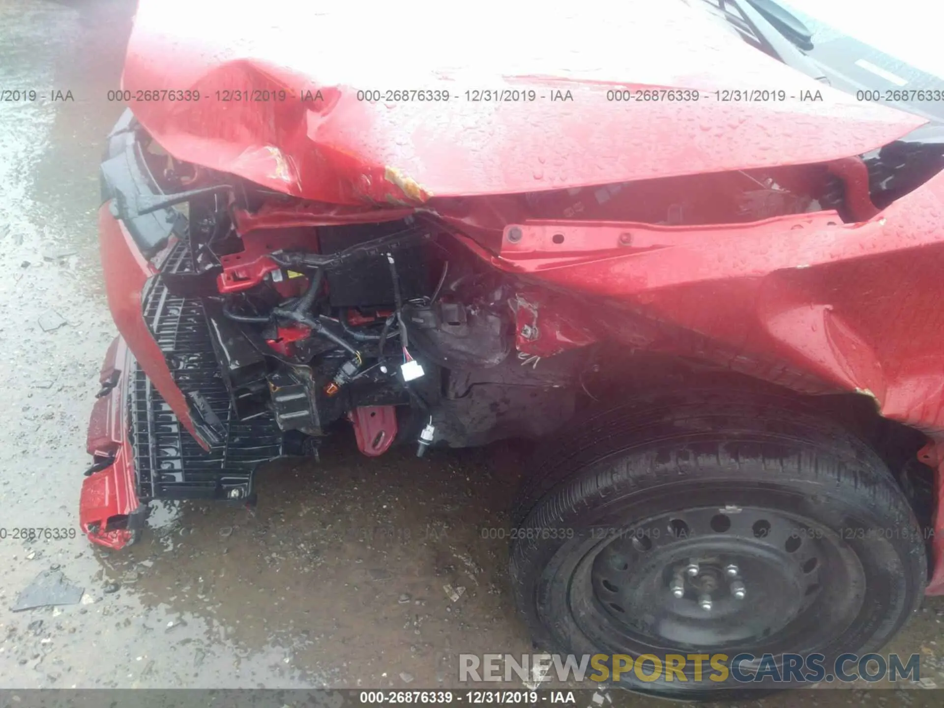 6 fotografías del automóvil dañado 2T1BURHE5KC232636 TOYOTA COROLLA 2019
