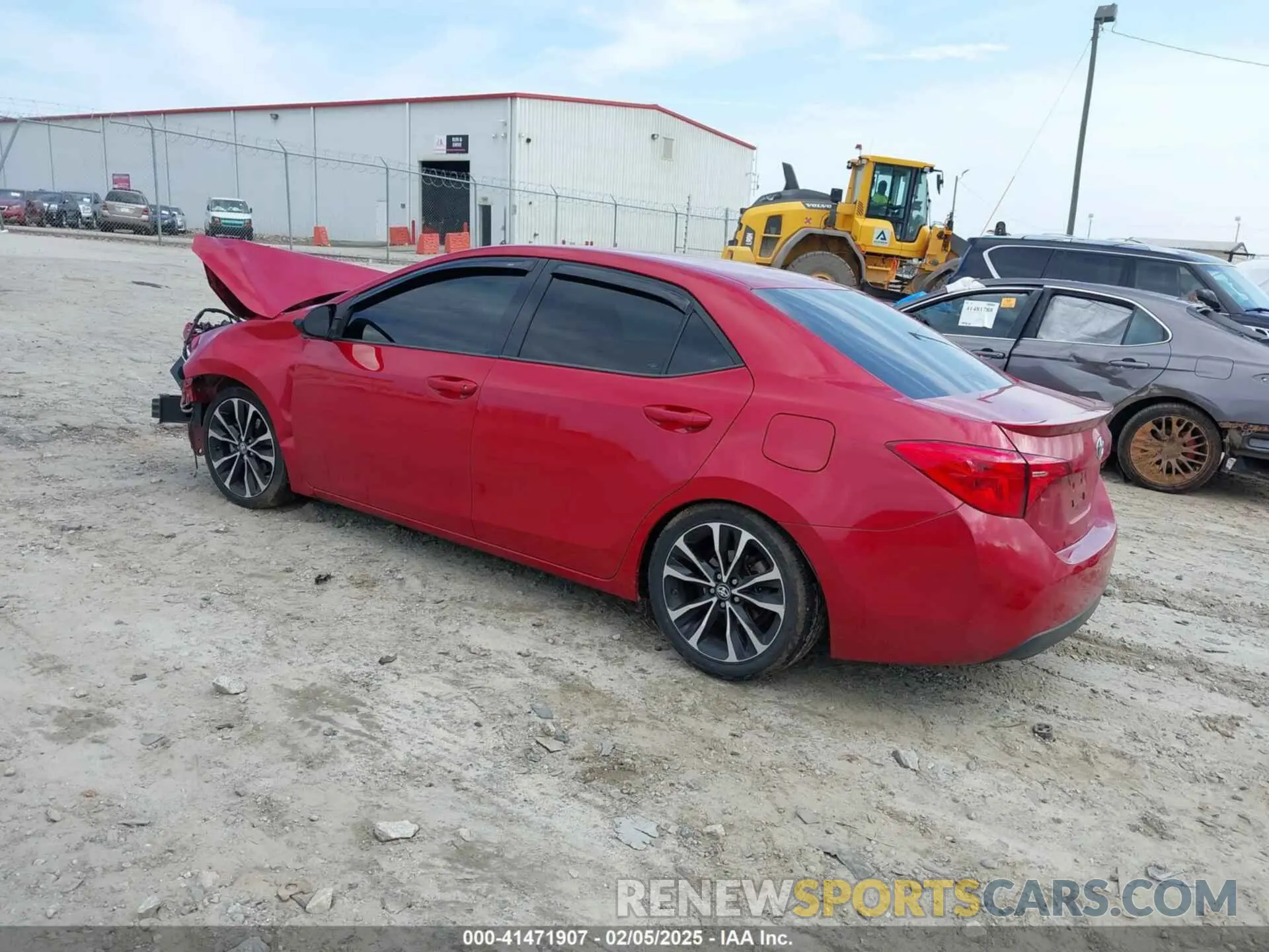 3 fotografías del automóvil dañado 2T1BURHE5KC239490 TOYOTA COROLLA 2019