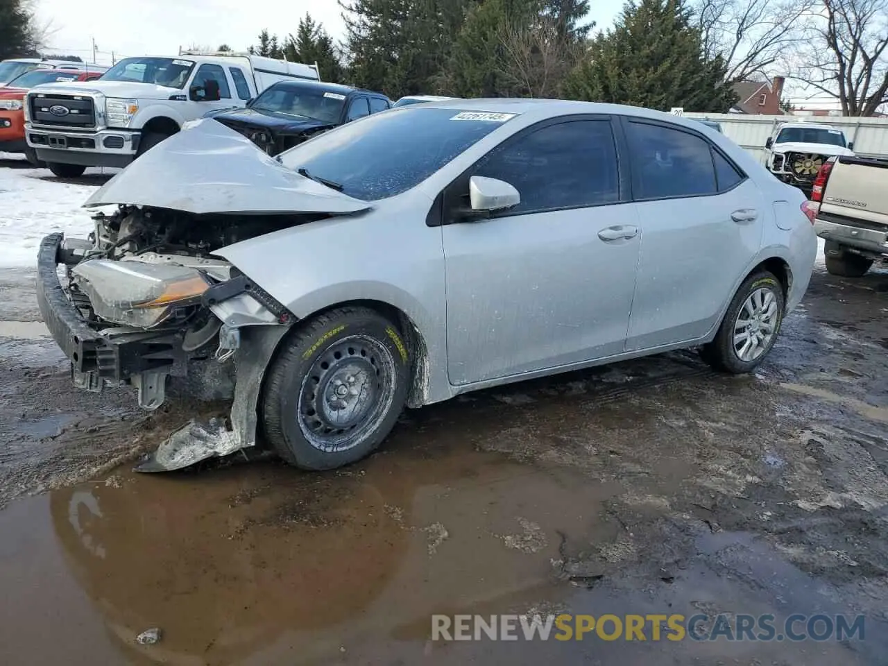 1 fotografías del automóvil dañado 2T1BURHE5KC241742 TOYOTA COROLLA 2019