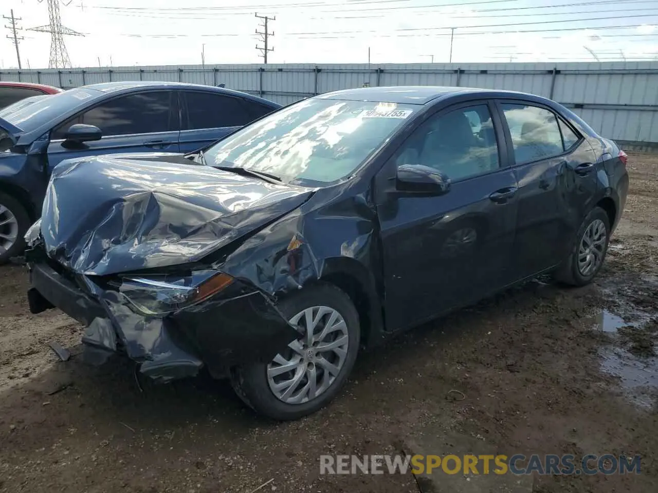 1 fotografías del automóvil dañado 2T1BURHE5KC246570 TOYOTA COROLLA 2019