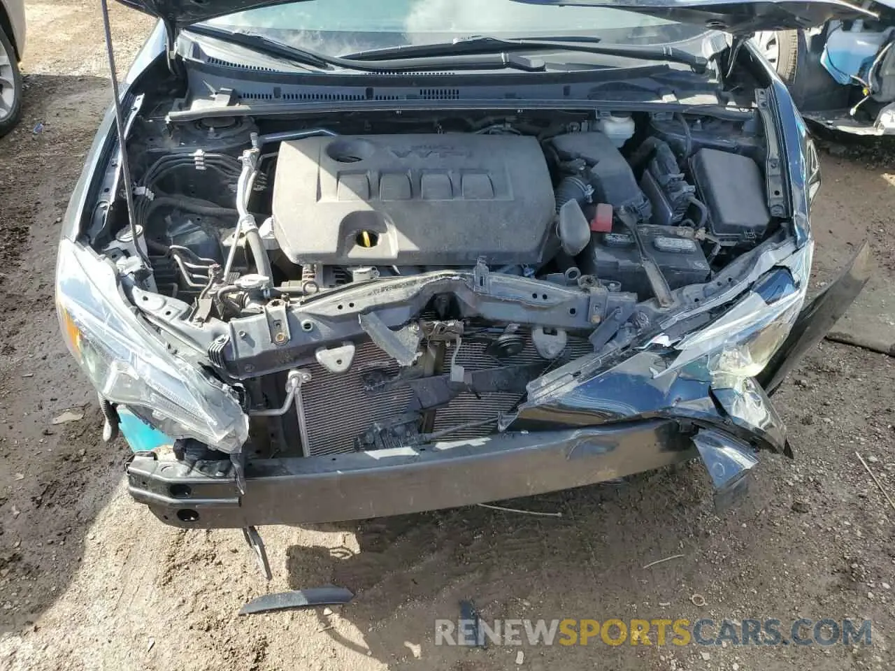 11 fotografías del automóvil dañado 2T1BURHE5KC246570 TOYOTA COROLLA 2019
