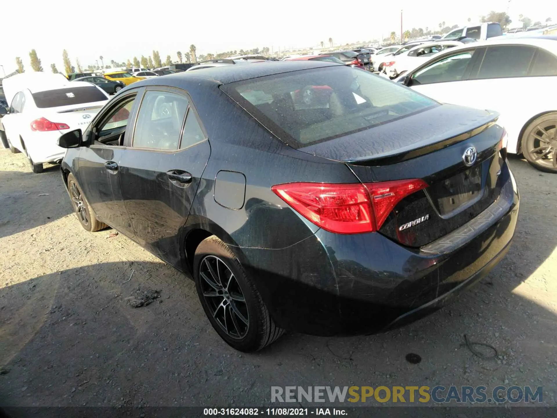 3 fotografías del automóvil dañado 2T1BURHE6KC129435 TOYOTA COROLLA 2019