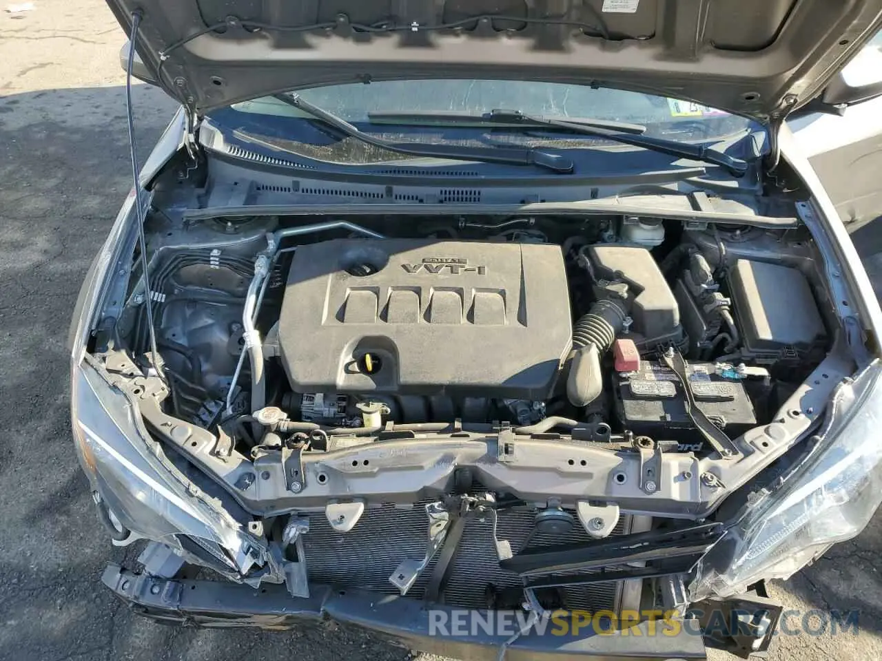 11 fotografías del automóvil dañado 2T1BURHE6KC133324 TOYOTA COROLLA 2019
