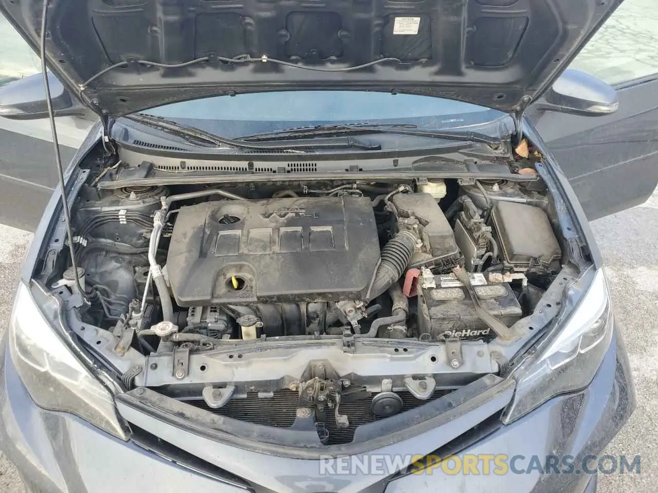 11 fotografías del automóvil dañado 2T1BURHE6KC136546 TOYOTA COROLLA 2019