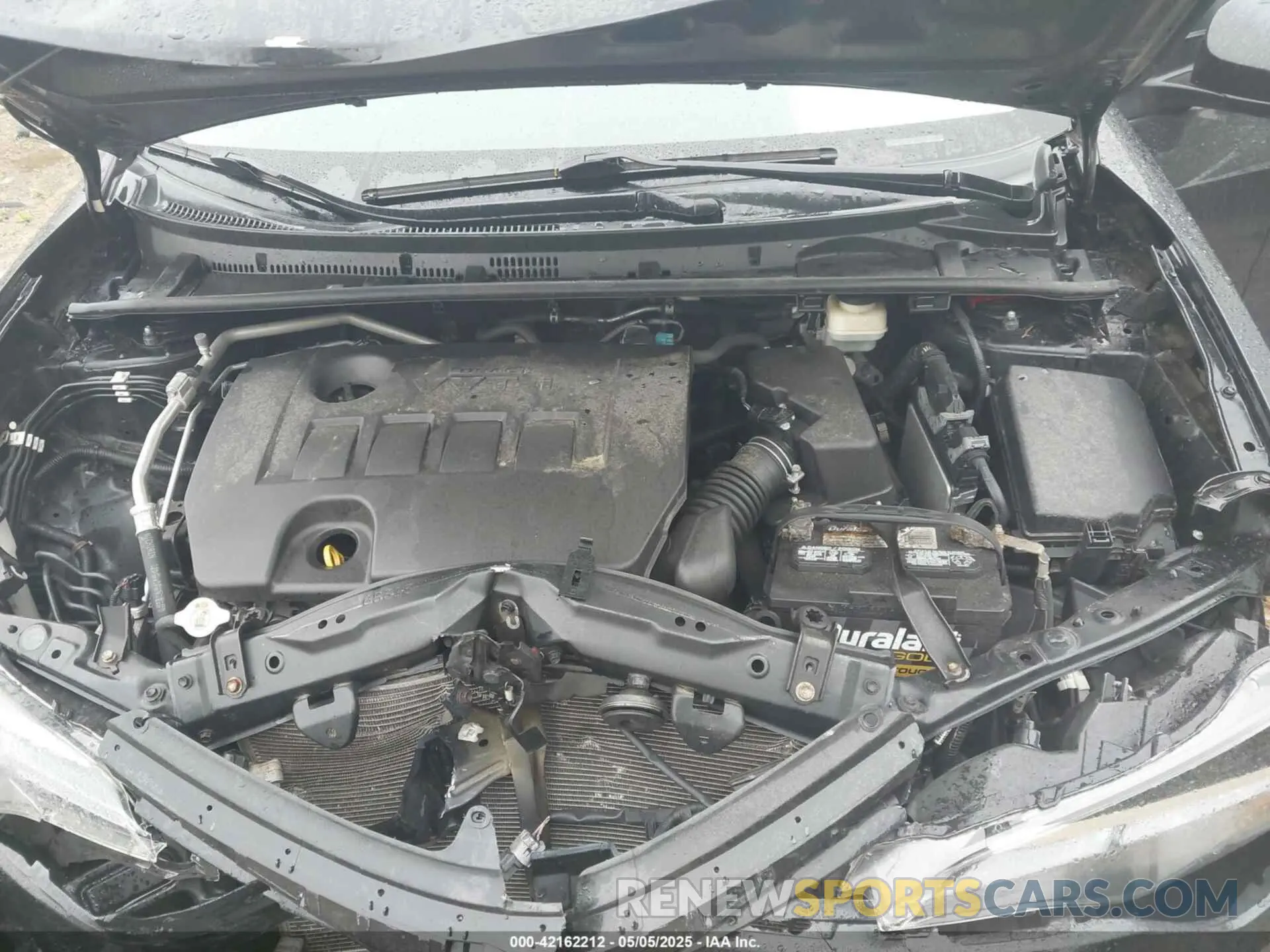 10 fotografías del automóvil dañado 2T1BURHE6KC140130 TOYOTA COROLLA 2019