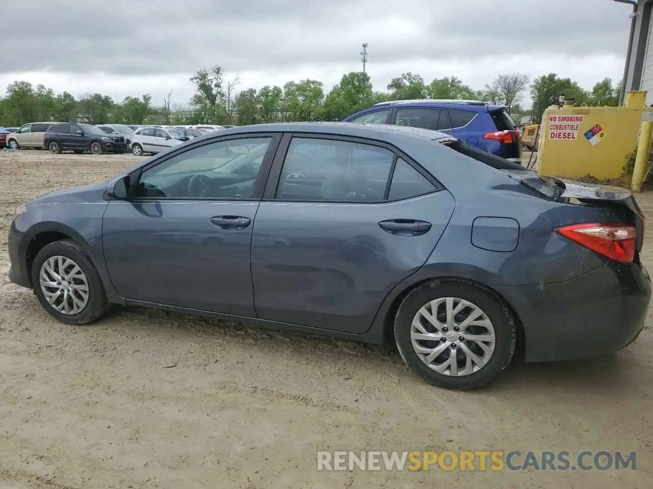 2 fotografías del automóvil dañado 2T1BURHE6KC143139 TOYOTA COROLLA 2019