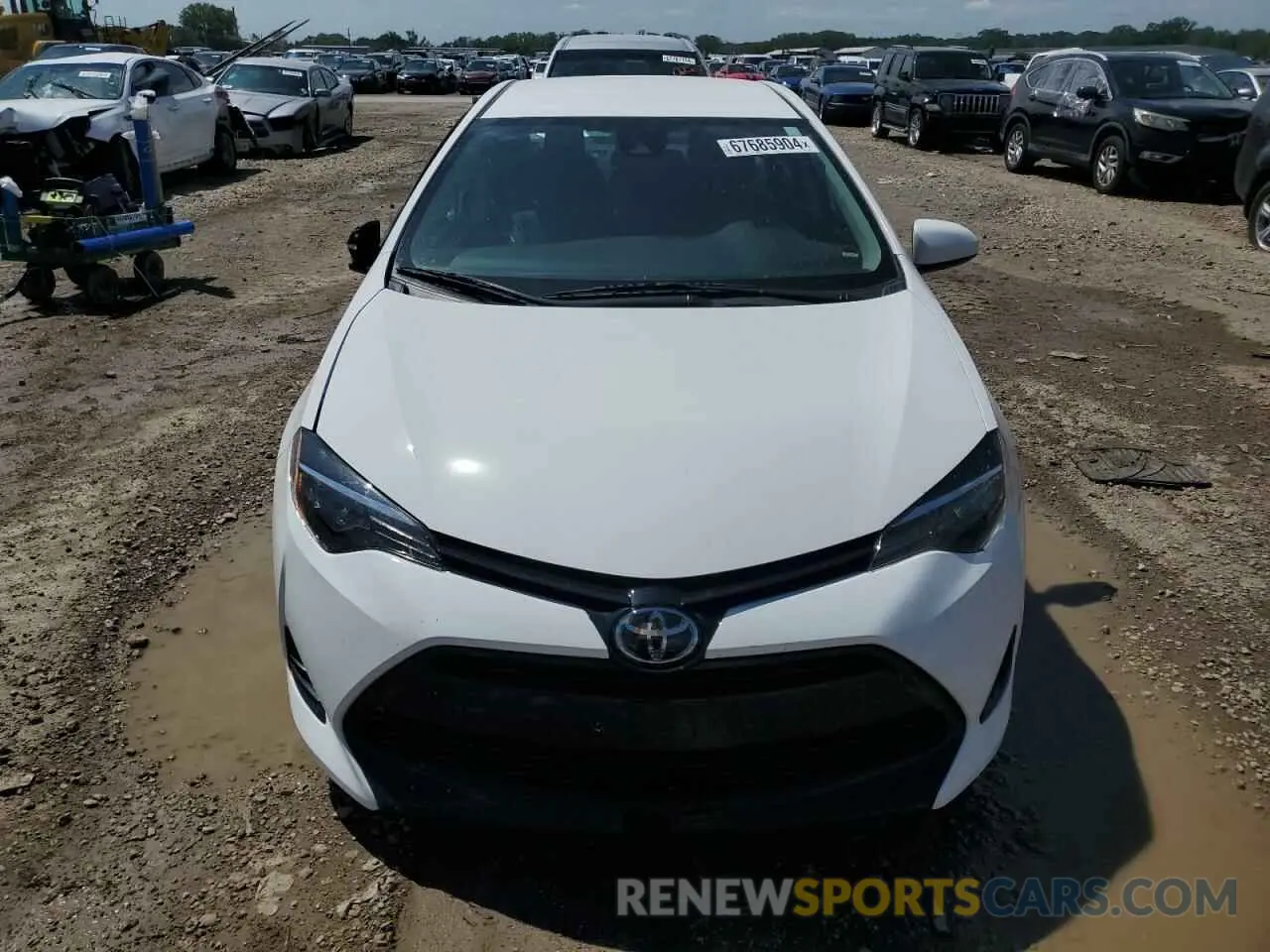 5 fotografías del automóvil dañado 2T1BURHE6KC151533 TOYOTA COROLLA 2019