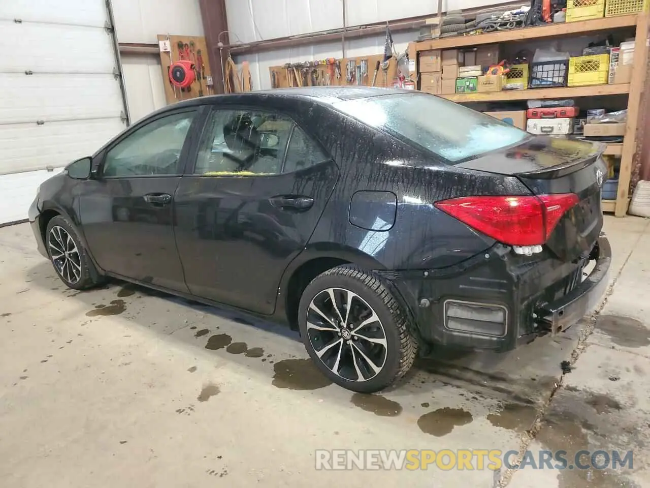 2 fotografías del automóvil dañado 2T1BURHE6KC152553 TOYOTA COROLLA 2019