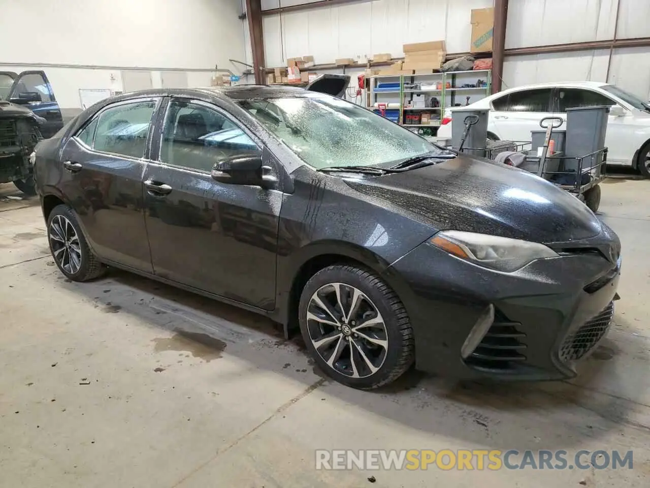 4 fotografías del automóvil dañado 2T1BURHE6KC152553 TOYOTA COROLLA 2019