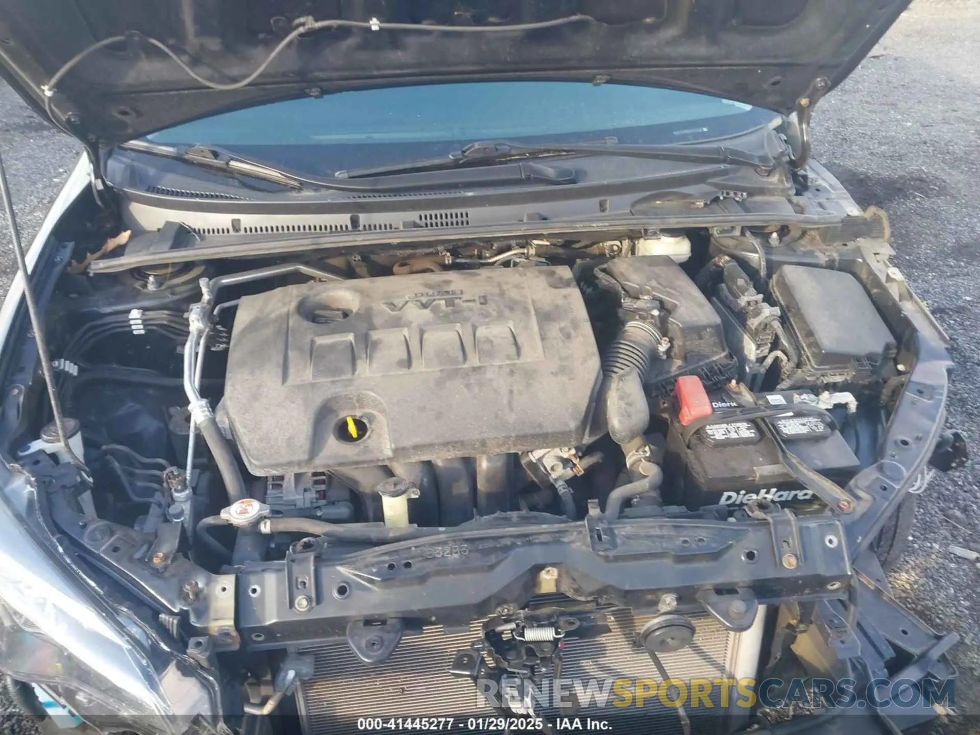 10 fotografías del automóvil dañado 2T1BURHE6KC155100 TOYOTA COROLLA 2019