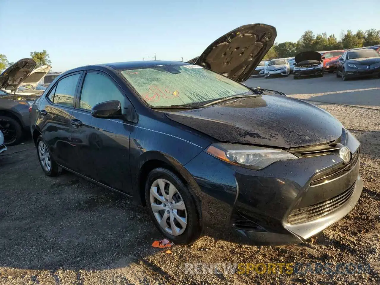 1 fotografías del automóvil dañado 2T1BURHE6KC156683 TOYOTA COROLLA 2019