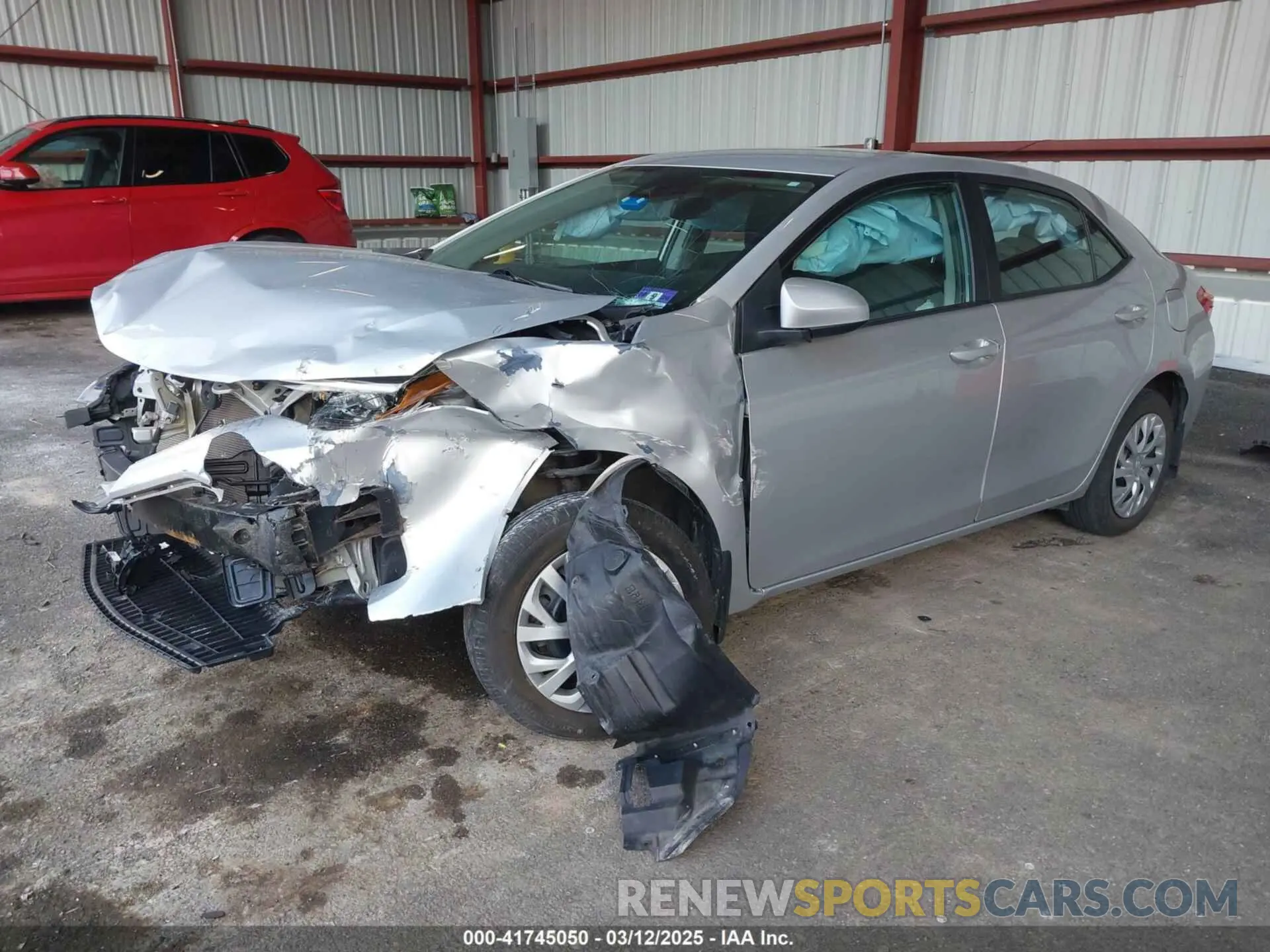 2 fotografías del automóvil dañado 2T1BURHE6KC157476 TOYOTA COROLLA 2019