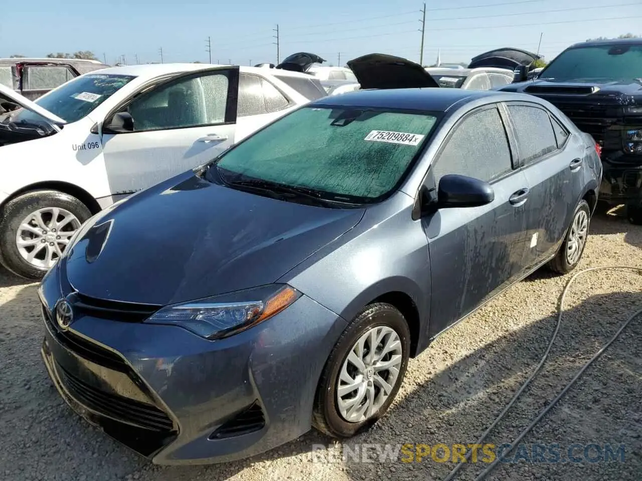 1 fotografías del automóvil dañado 2T1BURHE6KC157736 TOYOTA COROLLA 2019