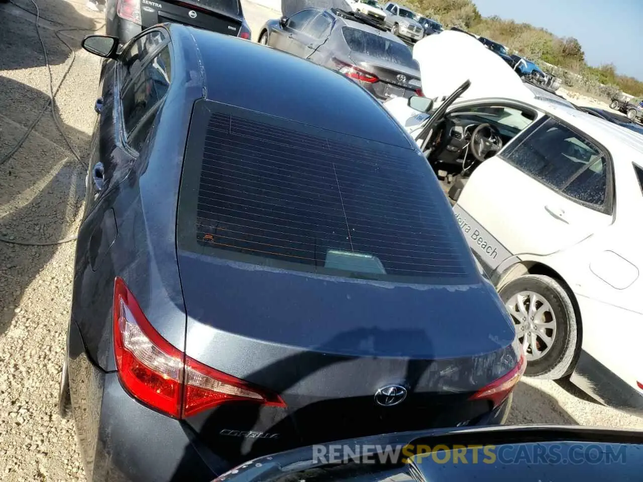6 fotografías del automóvil dañado 2T1BURHE6KC157736 TOYOTA COROLLA 2019