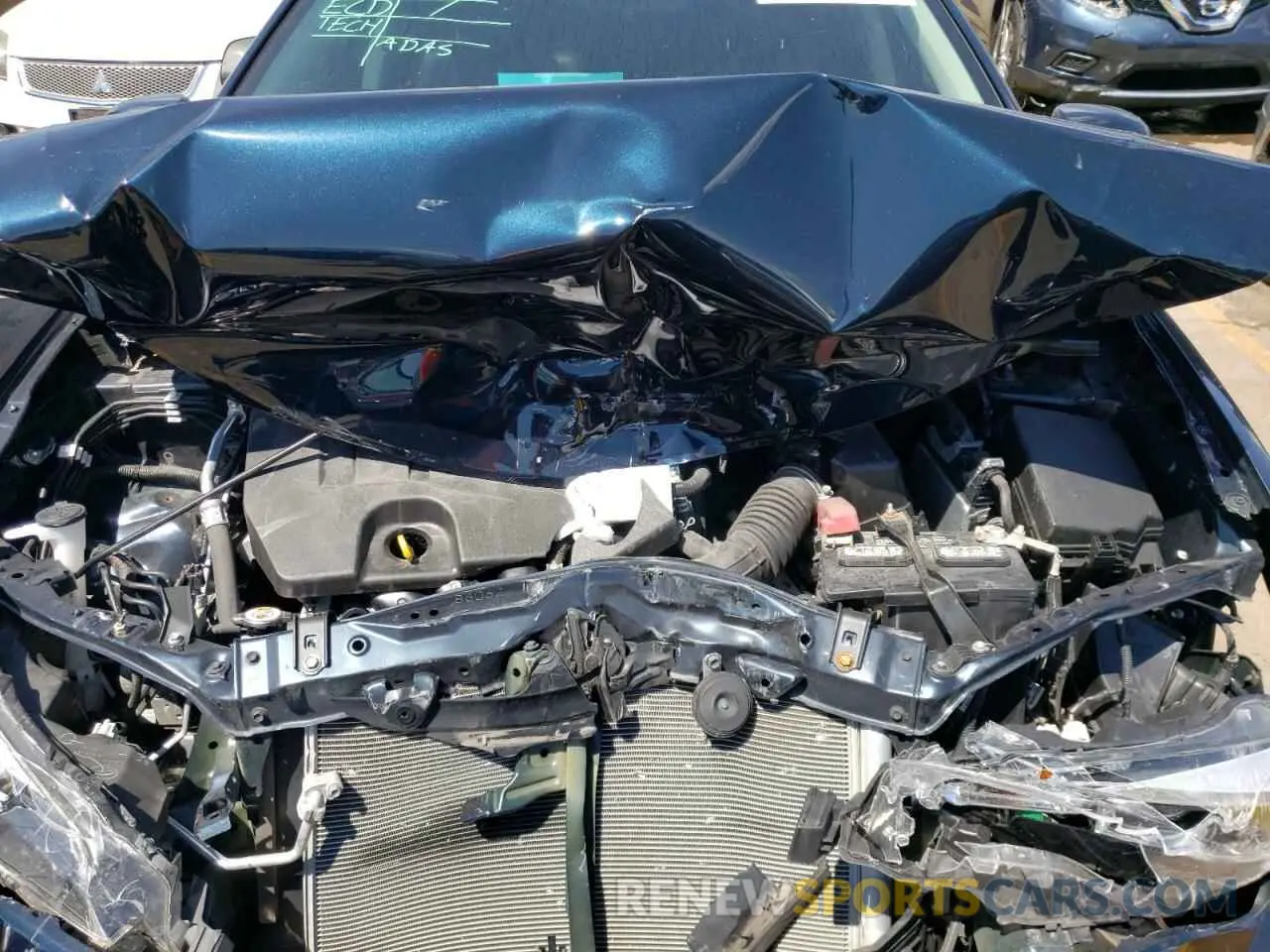 7 fotografías del automóvil dañado 2T1BURHE6KC157879 TOYOTA COROLLA 2019