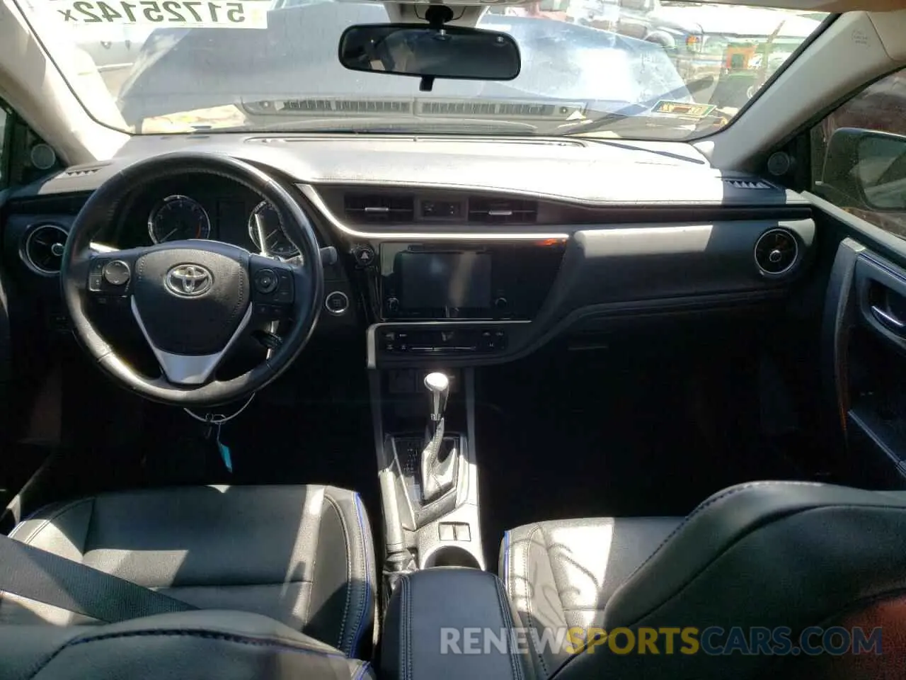9 fotografías del automóvil dañado 2T1BURHE6KC157879 TOYOTA COROLLA 2019