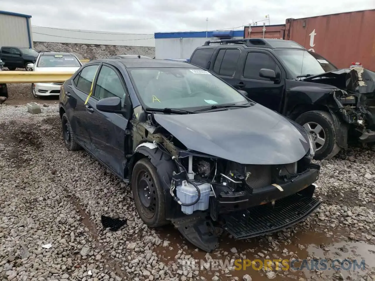 1 fotografías del automóvil dañado 2T1BURHE6KC158272 TOYOTA COROLLA 2019