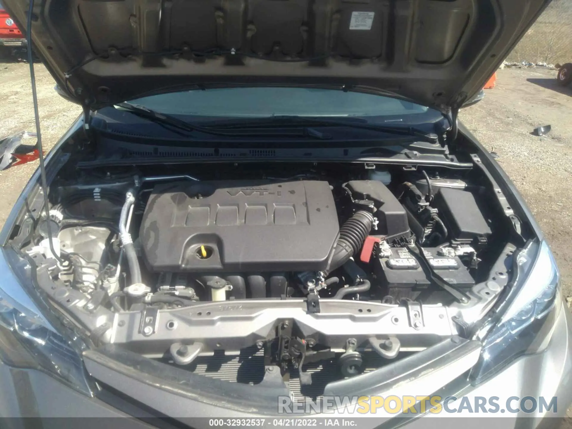 10 fotografías del automóvil dañado 2T1BURHE6KC159390 TOYOTA COROLLA 2019