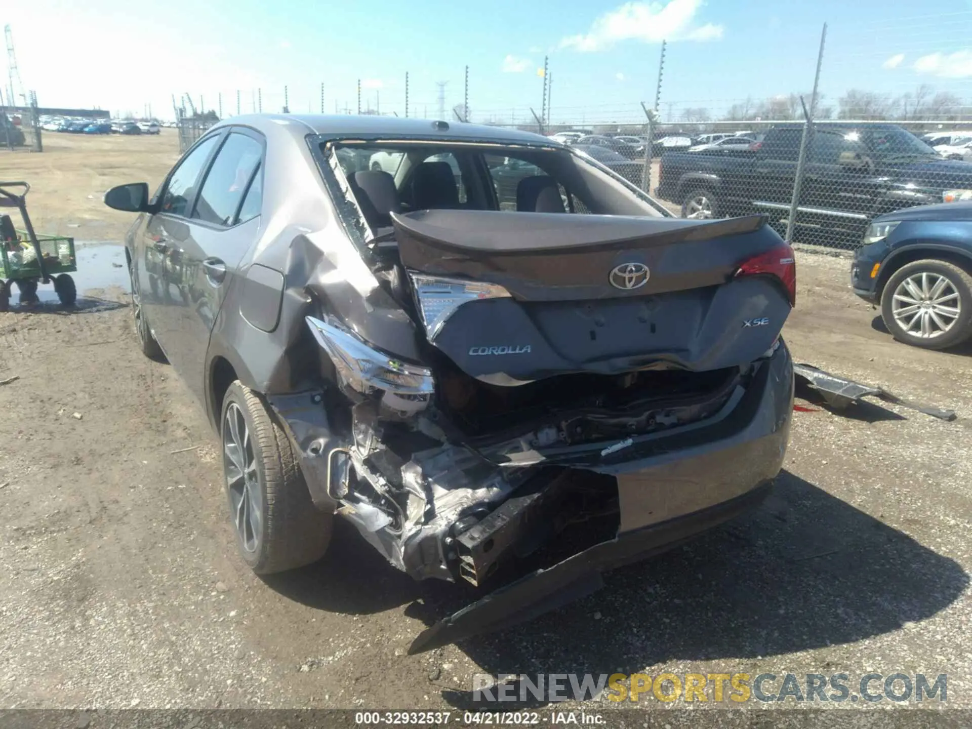 6 fotografías del automóvil dañado 2T1BURHE6KC159390 TOYOTA COROLLA 2019