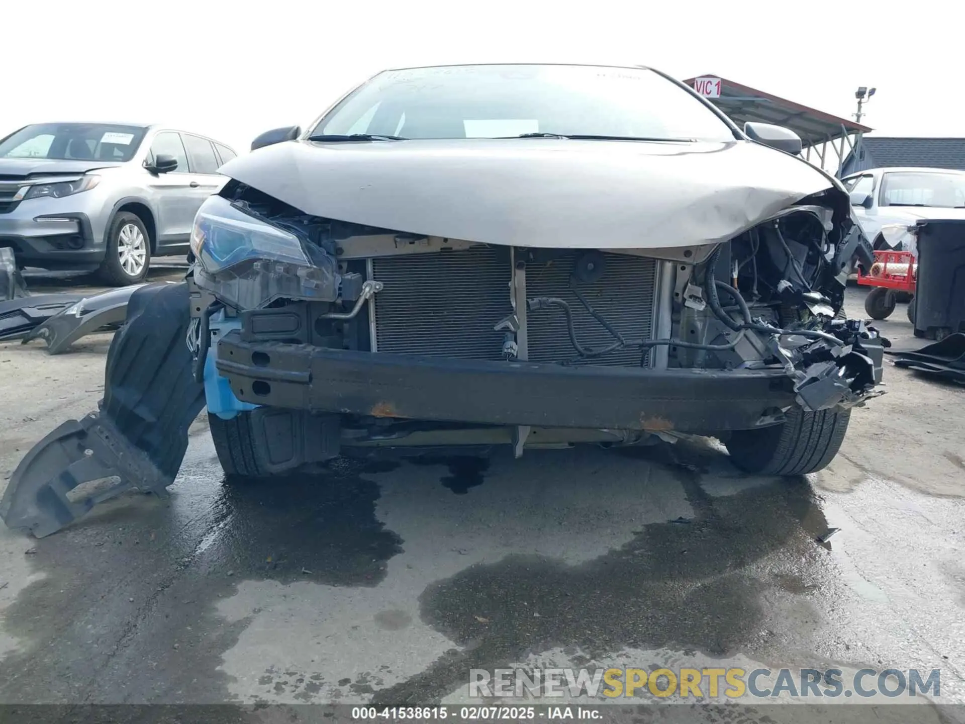 6 fotografías del automóvil dañado 2T1BURHE6KC163374 TOYOTA COROLLA 2019