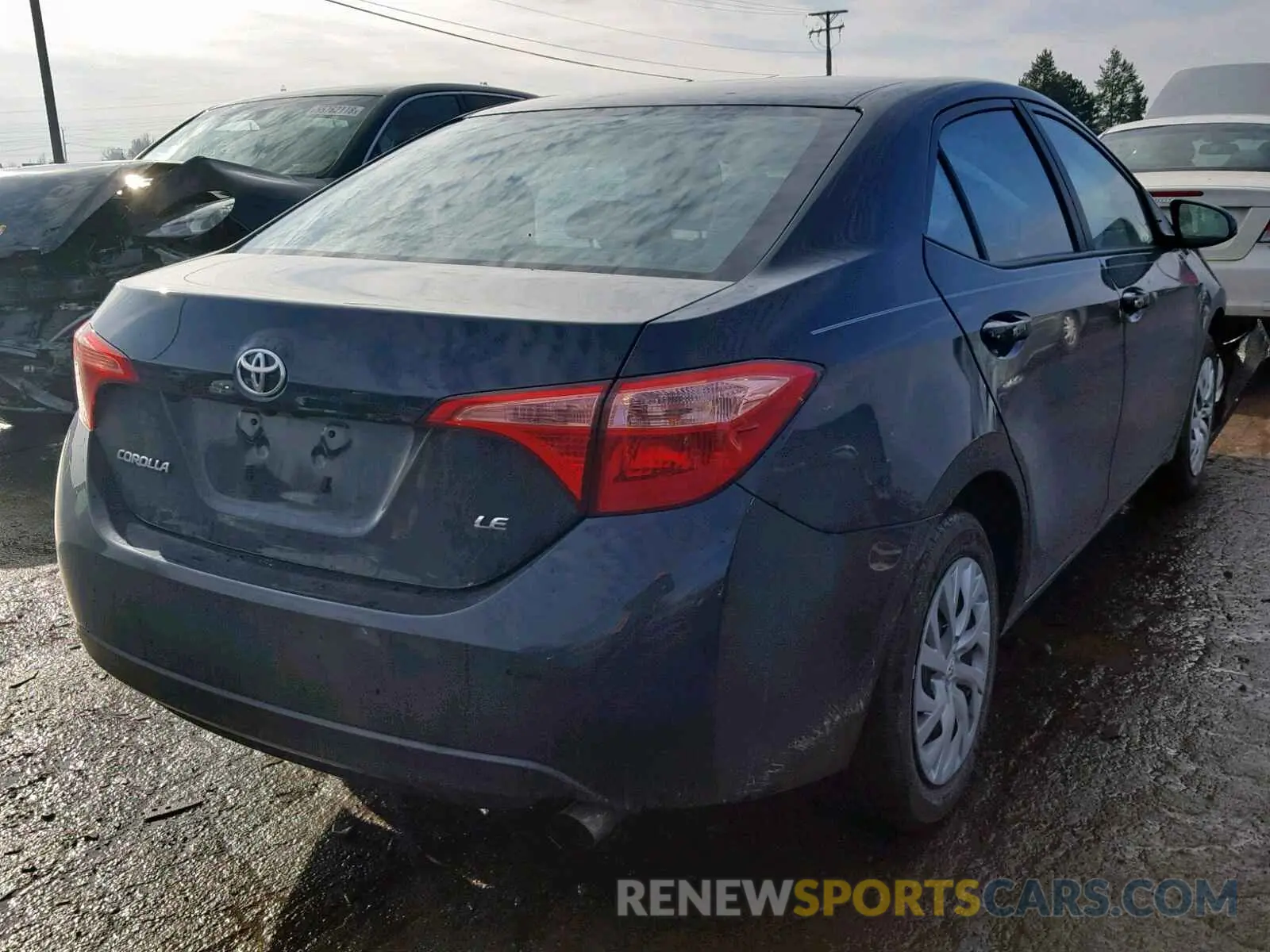 4 fotografías del automóvil dañado 2T1BURHE6KC164699 TOYOTA COROLLA 2019