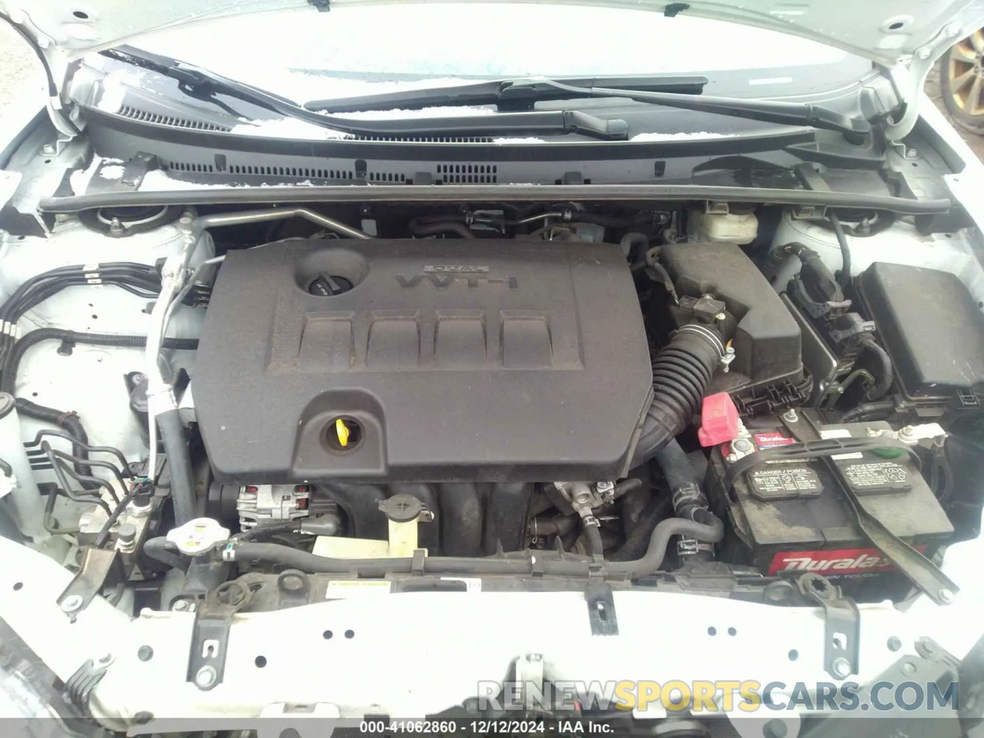 10 fotografías del automóvil dañado 2T1BURHE6KC174813 TOYOTA COROLLA 2019