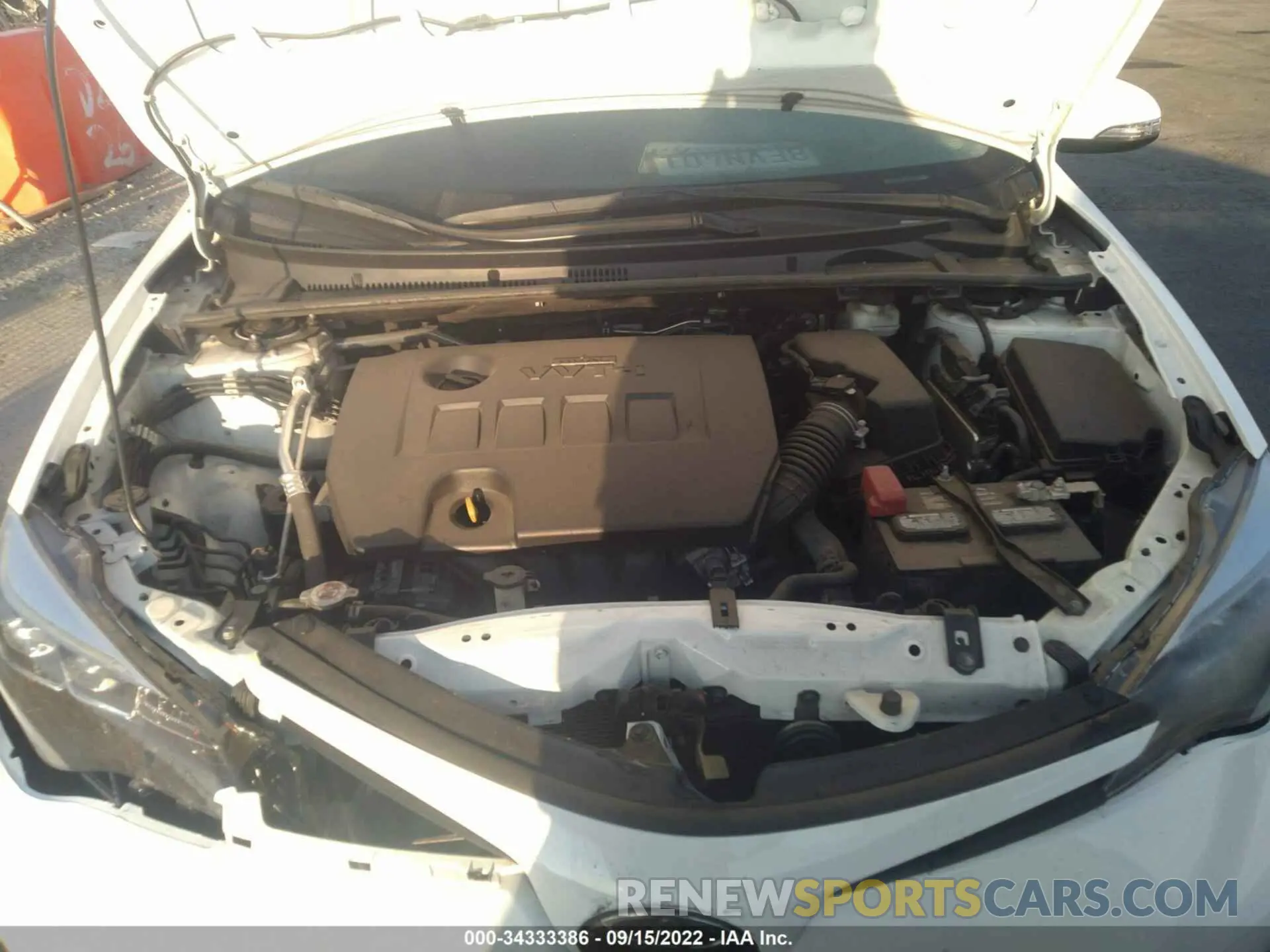 10 fotografías del automóvil dañado 2T1BURHE6KC174830 TOYOTA COROLLA 2019