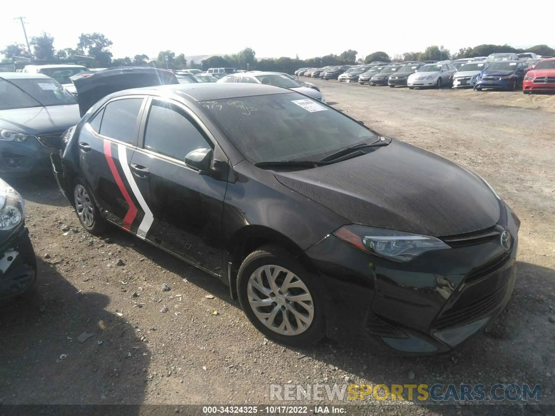 1 fotografías del automóvil dañado 2T1BURHE6KC179574 TOYOTA COROLLA 2019