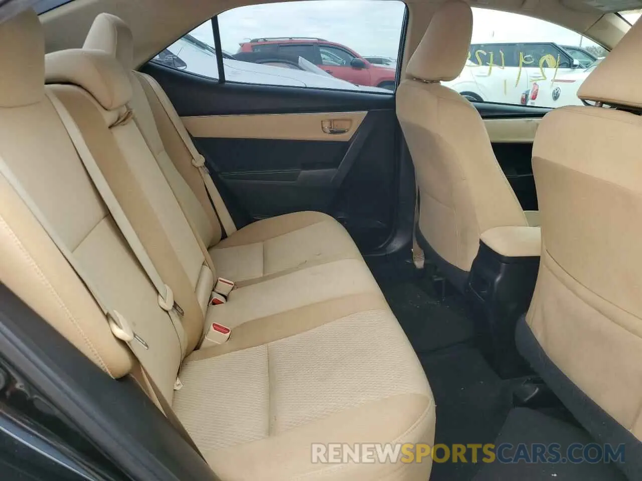 6 fotografías del automóvil dañado 2T1BURHE6KC184256 TOYOTA COROLLA 2019