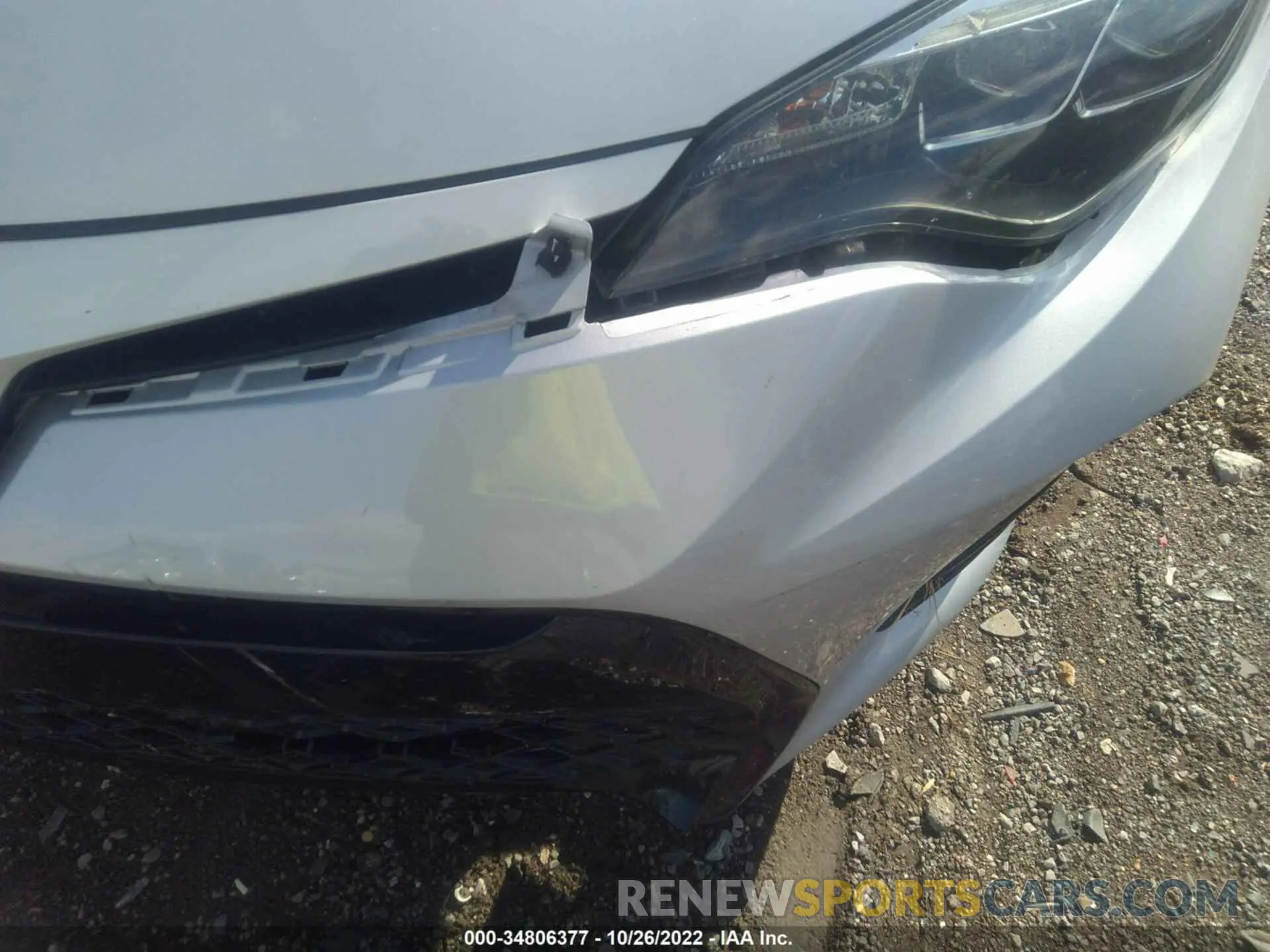 6 fotografías del automóvil dañado 2T1BURHE6KC189781 TOYOTA COROLLA 2019