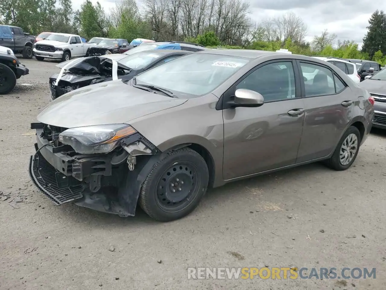 1 fotografías del automóvil dañado 2T1BURHE6KC190428 TOYOTA COROLLA 2019